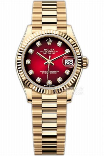 2025新款金红渐变面 劳力士Rolex 日志系列腕表一比一开模Jh版本追求完美品质，搭载全新原装2813机芯，可选装8215西铁城机芯，矿物质超强玻璃镜面，可