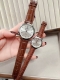 金壳+20钢带20 经典款欧米茄 情侣对表 双历原装进口石英机芯 矿物质玻璃镜面 316L精钢表壳 直径男40Mm女30Mm 厚8Mm如果今天的阳光停止了它耀眼