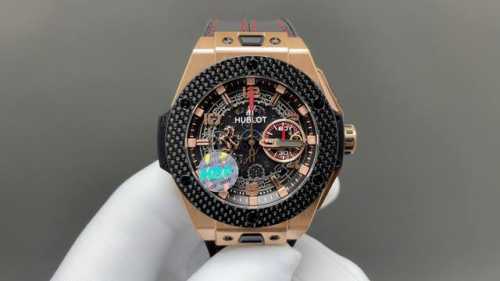 hbf Factory恒宝Hublot 宇舶表年度最佳复刻作品 Blg Bang系列401.Oq.0123.Vr碳纤维表圈 复合材质表圈的层次结构 仅限独特魅力