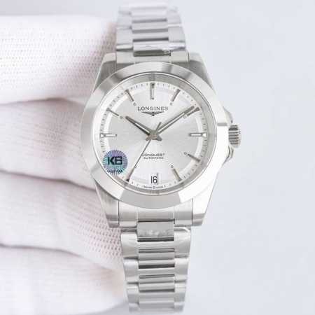 新品 女款断货王之首位浪琴 Longines-浪琴 康卡斯 悦动凭借其独特的设计，实用的功能和舒适的佩戴体验，成为了一款备受推崇的精品。 1多种表盘经典白 绿 - 点击图像关闭