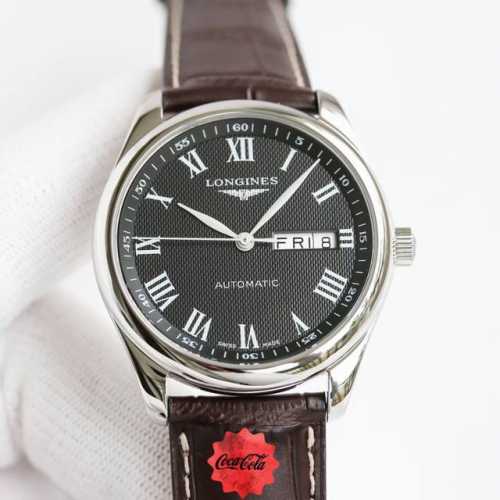 皮带 钢带 Kl工厂年末终极产品 终极版浪琴 Longines 名匠双日历l2.775都有哪些特点 搭载和正品机芯一致的亚洲eta2836-2自动机芯 正品型号