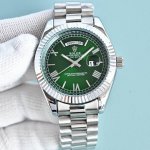 速卖通爆款日志双历防机械走时实心钢带三度防水 DDD