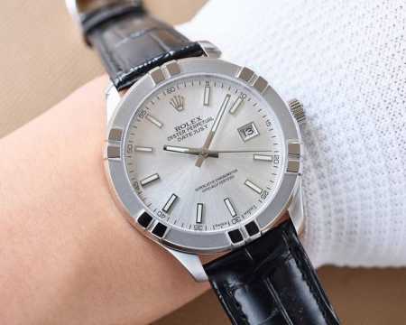 白 金 最新款上市，劳力士！采用独特的外形设计风格 ，字面引用一贯的简洁大气高档奢侈， 传承系列男士腕表新品推荐欢迎品鉴 机芯：搭配全新进口9015 零返修 尺 - 点击图像关闭