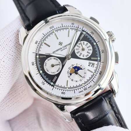 Sj出品 白壳 金壳 钻50 最高端品质 江诗丹顿 Vacheron Constantin Vc R70 男士腕表.全新复杂日月星辰多功能腕表. 机心：搭载原装 - 点击图像关闭