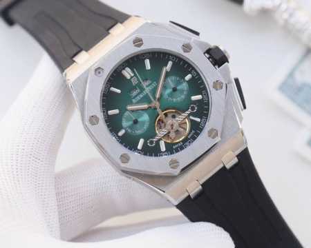 品牌：爱彼-Ap 类型：男士腕表 壳套：顶级版316精钢L 表带：天然橡胶防水胶带 机芯：全自动进口机械机芯 镜面：矿物质防刮镜面玻璃 尺寸：直径45Mm厚13 - 点击图像关闭