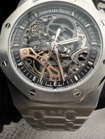 Spx Factory 2025重磅推荐：爆款新表震撼登场 新款爱彼升级版镂空皇家橡树离岸型15407St.Oo.1220St.01男士机械腕表，堪称经典与工艺