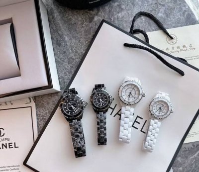 出货实拍所见即所得～ Chanel J12 33Mm38Mm银数字银针石英款