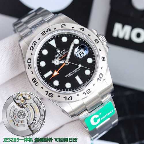 C，最高版本，新品劳力士探险家二代m226570，三码合一，附带nfc感应卡 良心大厂，始终秉承高品质、高性价比，造福广大表友！ 42Mm尺寸，新款字面六字位小