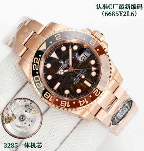 Sj出品 黑篮 可乐圈 蓝莓圈 变色可乐圈 2210 左撇子 间金50 全金100 C 劳力士 Rolex Cm3 配重 C厂跳码 Gmt格林尼治升级版。采用正
