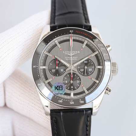 皮带 钢带 新品 浪琴 Longines-浪琴康卡斯悦动凭借其独特的设计，实用的功能和舒适的佩戴体验，成为了一款备受推崇的精品时计。 1字面是独特的“熊猫眼”主 - 点击图像关闭
