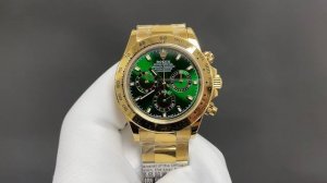 1630迪通拿 金绿迪 带Nfc芯片感应保卡 四码合一 40Mm 厚12.2Mm 7750一档机 顶级品质 出货实拍