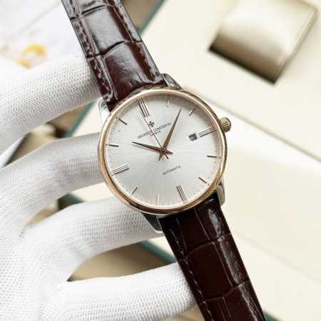 白 金 钢带+20。江诗丹顿-Vacheron Constantin精品男士腕表经典大三针设计，尊贵大气，绅士风范，卓越品质，热卖全城。采用进口西铁城机械机芯， - 点击图像关闭