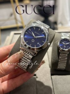 Gucci古驰经典对表，搭载石英进口机芯，男女款38Mm 28Mm表径，生活防水，情侣款佳搭，搭配精钢表带，上手漂亮