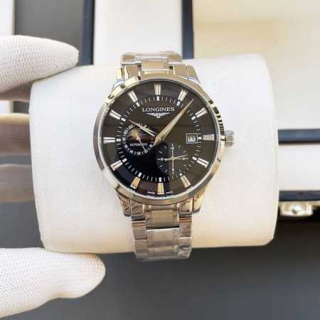 白壳 金壳 钢带+20 浪琴-Longines火爆新品 搭载全自动机械机芯 316精钢表壳 简约三针半月相设计 简约时尚 优雅尊贵 矿物质强化玻璃镜面 真牛皮表 - 点击图像关闭