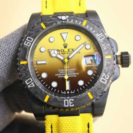 Bobo新品首发劳力士rolex Diw Submariner Parakeet 新品定制款sub水鬼，完美呈现！ 1：特别定制碳纤维圈口、渐变绿表盘，Diw赋 - 点击图像关闭