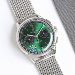 统一价： Tw新品百年灵璞雅B01计时腕表Premier B01 Chronograph 吴彦祖同款 材质： 316L精钢 直径： 42毫米 厚度： 13.65