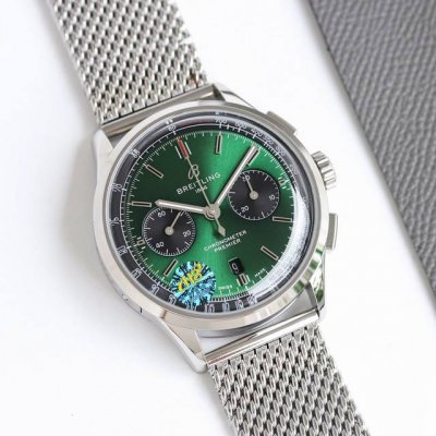 统一价： Tw新品百年灵璞雅B01计时腕表Premier B01 Chronograph 吴彦祖同款 材质： 316L精钢 直径： 42毫米 厚度： 13.65