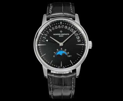 全新升级版Vacheron Constantin 经典之美品鉴江诗丹顿传承逆跳日历款腕表 型号4010U000R-B329 盘面设计独树一帜 功能简单实用 采用