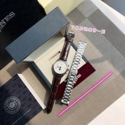 真真正正的 渠道狠货 浪琴8针月相系列 我就说一点 毋庸置疑 百分百的正品原装机芯 浪琴原装瑞士Eta7751多功能机械机芯，市面上用得多的是国产7750机芯