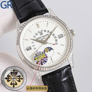 白壳 金壳 带钻加100 Gr厂最新限量版，火爆全网，在次升级，最新限量版版本，匠”芯“出品 年度最佳典藏之作 百达.翡丽古典超级复杂多功能5496R万年历系列