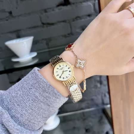 钢带白 金 #中古浪琴小金表 浪琴中古表 Vintage西洋longines简约小金豆 简直太别致了 小尺寸26Mm低调又不失细节的美 表盘刻度也太纤细秀气了吧 - 点击图像关闭