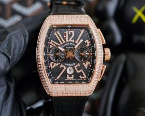 Abf全新版本 Franck Muller 法兰克穆勒 V45蓝色遊艇7750机 44X54 Mm1.表壳 100%原版开模 三明治结构表壳 中间内侧 蓝色的侧