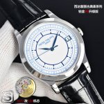 Tw经典再续，百达翡丽 Pp 古典表系列 5296-001．铂金V3升级版！ 薄而有质1.完善表壳细节，提升打磨质量，独家还原出正品的完美比例和特有质感。日历窗