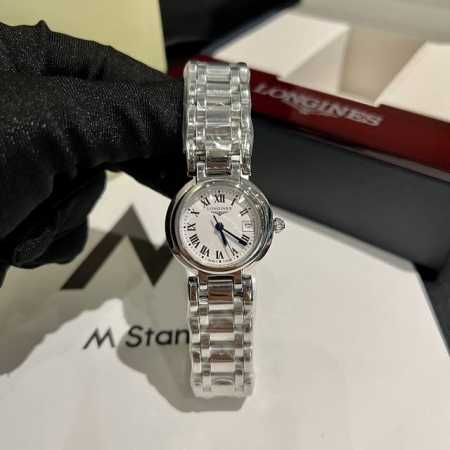 白 玫 三码合一26.5Mm 浪琴longine心月系列手表，女士超美气质范，时尚石英腕表，适合各种场合。大气场从心月系列开始～2个款式，罗马数字款和带钻款，完 - 点击图像关闭