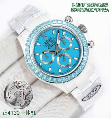 Clean Factory，劳力士 Rolex 迪通拿陶瓷系列 40Mm Mk1 必属精品， 更新定制超强陶瓷一体材质，一体表壳，一体表扣，让腕表表更加轻易快捷
