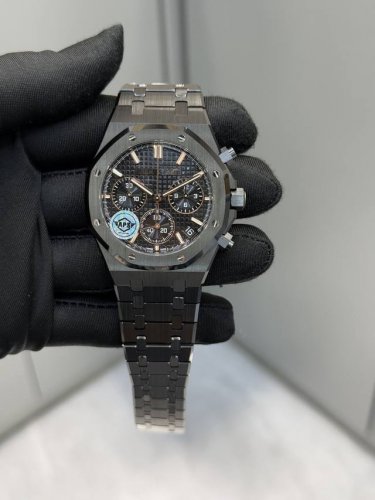 Aps 爱彼 26240型号 黑陶瓷材制 7750一体机 实现功能飞返计时