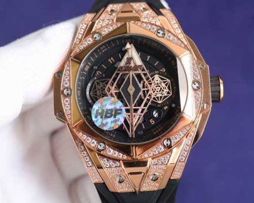 大气磅礴 : 光壳同价 ，钻壳 Hbf Factory 宇舶 恒宝 Hublot 全新big Bang Sang Bleu Ii 刺青腕表 再次与知名刺青工作室