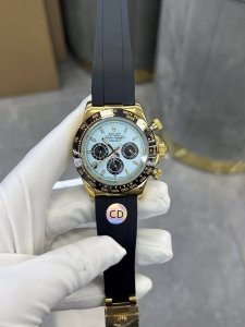 劳力士迪通拿系列 新款 提夫尼蓝 全自动机械表7750机芯男士腕表 new Model Of Rolex Daytona Automatic Mechanica