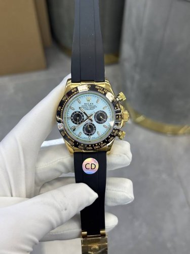 劳力士迪通拿系列 新款 提夫尼蓝 全自动机械表7750机芯男士腕表 new Model Of Rolex Daytona Automatic Mechanica
