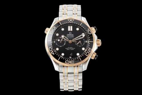 Sj出品 钢带 胶带 欧米茄 Omega Ob2 全新海马系列 300米计时男士腕表 搭载7750改9900机芯 44Mm 钢带 胶带可通用 Sj精致推荐男士多