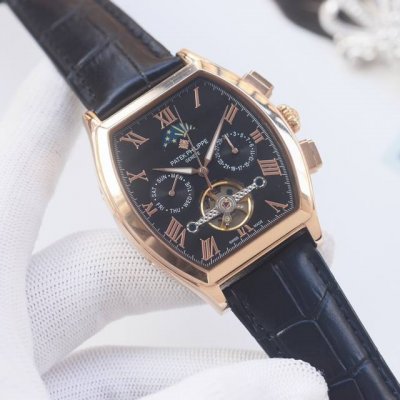 金770品牌：百达翡丽-Patek Philippe DDD 类型：男士腕表 DDD 壳套：顶级版316精钢L DDD 表带：进口小牛皮表带 DDD 机芯：全自