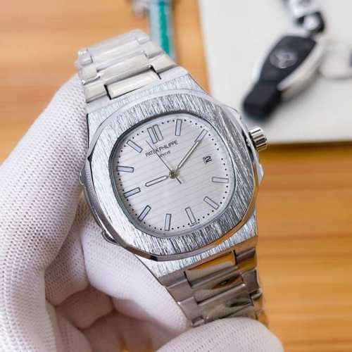 金白同价 Patek Philippe 百达翡丽优运雅动系列鹦鹉螺， 钢表之王，全网佳最解毒方案，搭百配达翡丽顶级进口石英机芯，定制人级体工程学表带，与正相品结