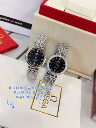 白 .金+20.钻+30 欧米茄 Omega 精品女神水滴系列腕表。精致唯美的设计，让您的美丽无处不在，也将华丽与经典融合，创造出惊艳巨作，表盘清新淡雅，色彩的 - 点击图像关闭