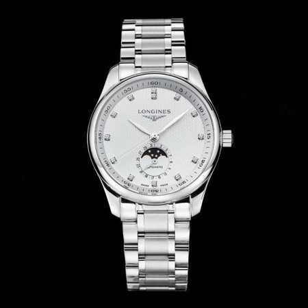 Aps出品 Aps全新升级 浪琴 Longines Lb1 月相腕表，全新定制一体机l899.5同步原装小轴承，超级稳定 。月相系列 1腕表尺寸40X11毫米， - 点击图像关闭