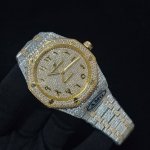 Amg出品One Amg最新还原 Ap爱彼皇家橡树满钻15400满天星 壕无人性 实物超闪亮 让每一个人都可以体验到满天星的奢华。 Amg历经重重工艺，终于大功