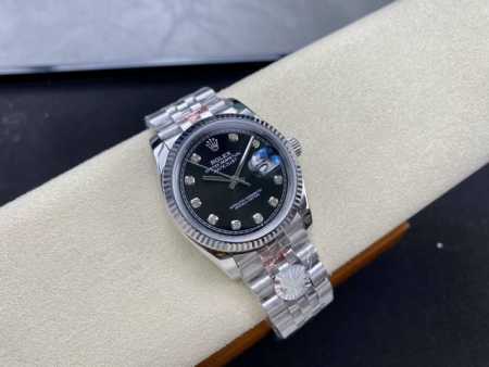 劳力士Rolex 单历 日志型系列 36Mm 直径 36Mm 机芯 搭载全自动机械机芯 圈口 劳力士Ringcommand三角坑纹 光圈 镜面 防刮蓝宝石玻璃镜 - 点击图像关闭