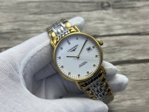 金+20浪琴-Longines 瑰丽系列 确保采用原版式抛光和拉丝工艺，高硬度水晶镜面，更加透彻明亮，文字，典雅的精髓奥妙 全自动机械机芯，表壳使用316精钢，