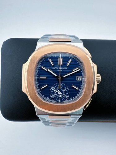 V3版真功能，真小秒！3K工厂p 百达翡丽鹦鹉螺59801A-014多功能计时腕表V2版本，真小秒、真功能！