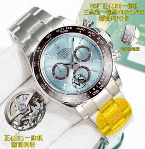 sj出品 Vs 劳力士 Rolex 迪通拿系列Mk1 最新推出，最高版本三码合一附带Nfc感应卡，腕表编码。7987Lv66，腕表扣码，7Cd，Vs正4131一