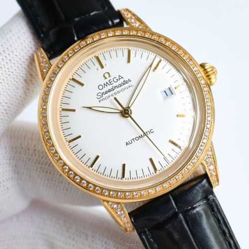 Tw出品 白壳 金壳 欧米茄-Omega R68 锅盖玻璃 火热新款式，欧米茄新款3D锅盖，耗时长达12个月打造斯华洛水晶砖石！超薄男士自动机械腕表，采用进口原