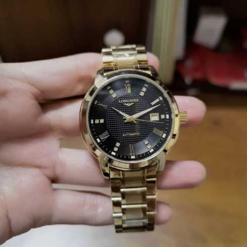 刚P160，皮P140，新款Longines -浪琴，简约时尚，商务休闲百搭腕表！全自动机械机芯，日历窗口显示，真空电镀，超强矿物质玻璃，精密防水[强][强][