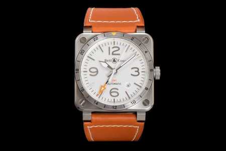 四针 白 金 Br Bell & Ross 柏莱仕 Br 03-93 Gmtot5 机芯：进口自动上弦机械机芯 功能：时针、分针、秒针、日期和表圈上的24小时第 - 点击图像关闭