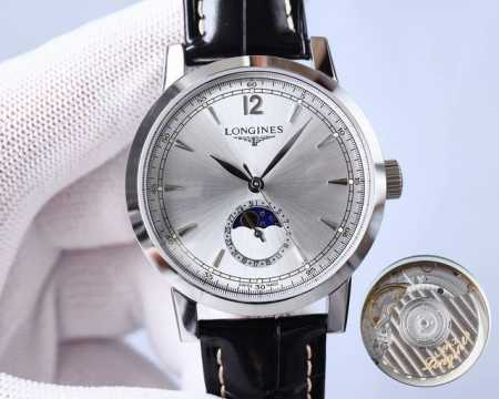 白 -金 浪琴longines经典复古系列1832型号月相腕表闪亮登场 简约优雅尽显从容气度 尺寸 40X12毫米 不放过任何细节 一丝不苟的还原名匠系列的优雅 - 点击图像关闭