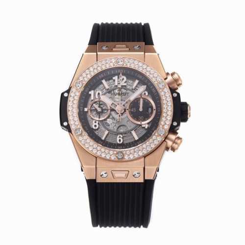 Bbf市面最高版本 Hublot 宇舶表big Bang 大爆炸系列 顶级神器 全新定制恒宝专属unico Hub 自动上链计时机芯 3字位镂空日历环，3字盘6