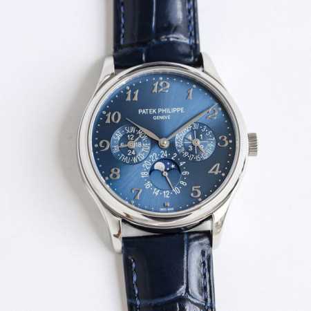 Tw 出品 白壳 金壳 百达翡丽 P Rk1 超级复杂功能时计5327、5140系列腕表，万年历中最经典的款式。 表径为正装39Mm，大小适中，适合各类行业人士 - 点击图像关闭