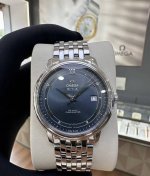 蓝盘的真的真的很高级！ 99新 欧米茄 蝶飞系列男士机械表 39.5毫米表径 22年12月全套 大热门蓝盘轨道面 原价39650 现货特价21450不议价编号